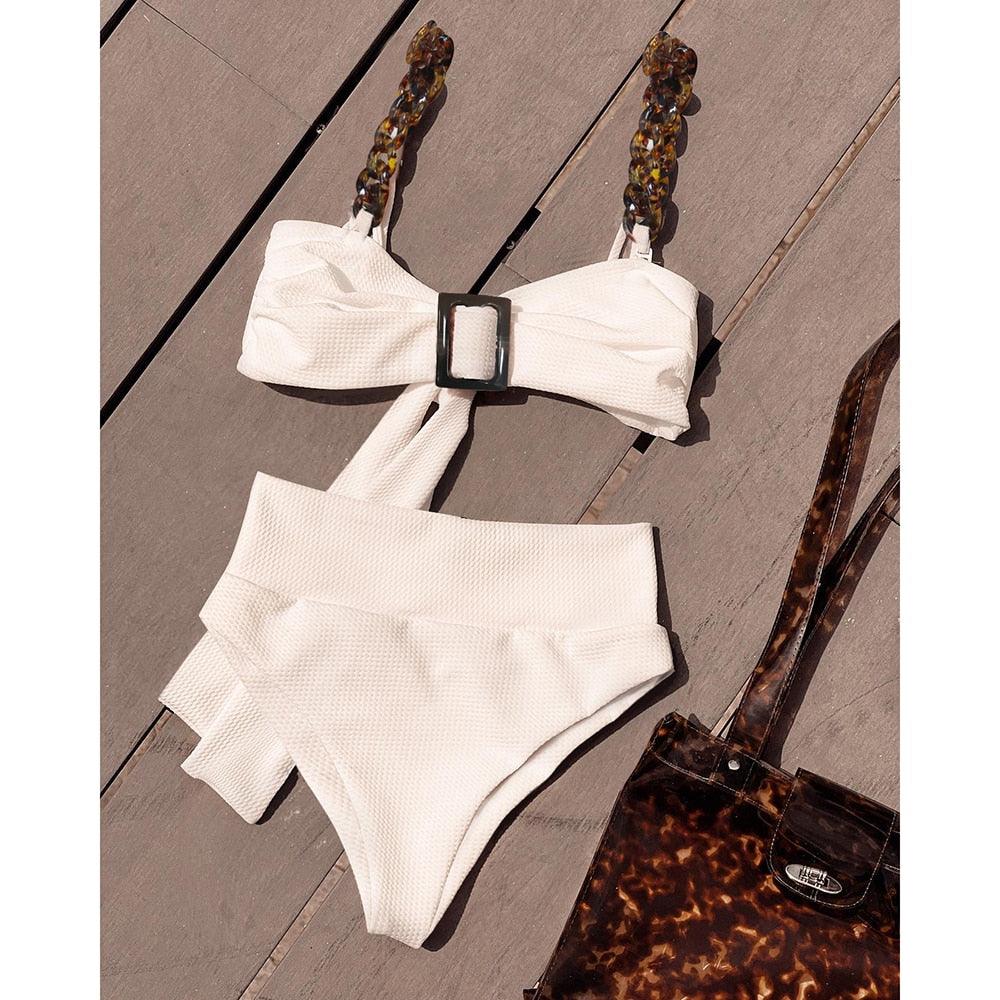Olivia White Bikini - Fiesta Resortwear
