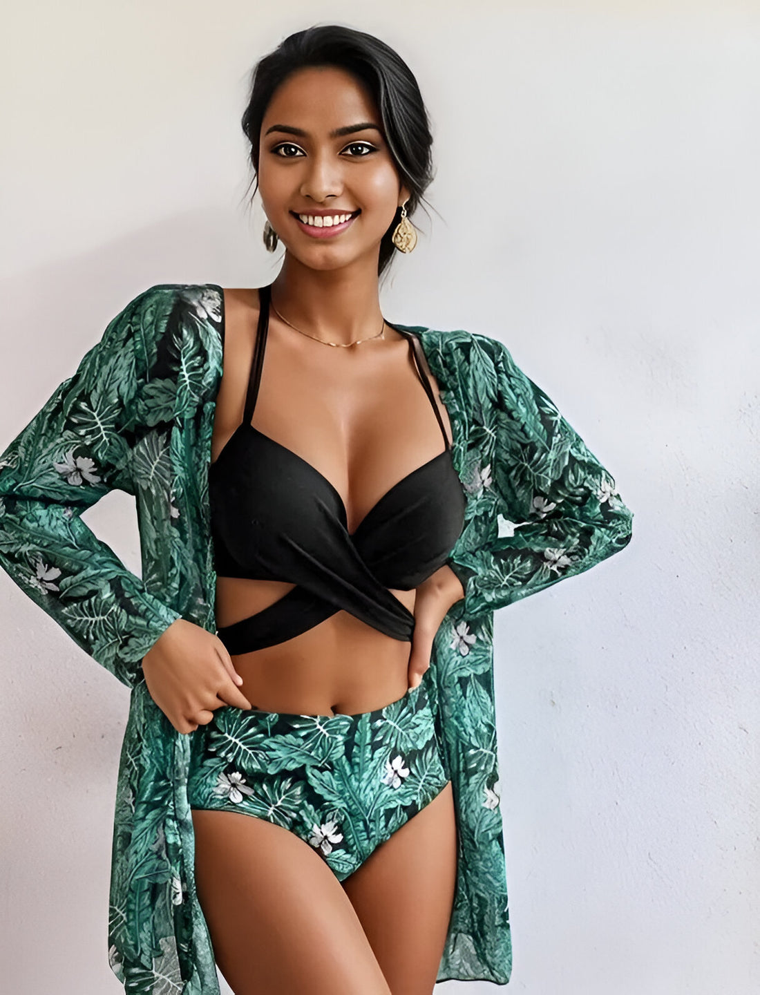 Rahi Bikini Set: Green